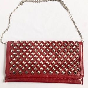 MMS Design Red Studded Crossbody